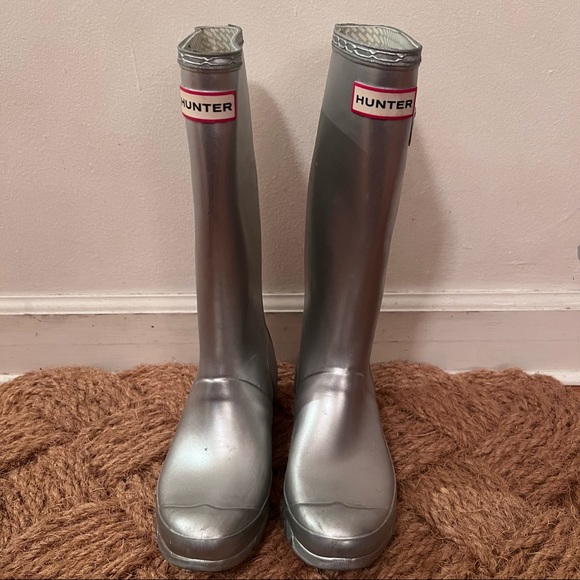 Kids Unisex Silver Rain Boots | Poshmark